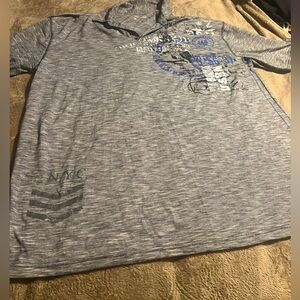 Vertical Sport Mens Casual Half Button Down shirt Size 4X New no tags